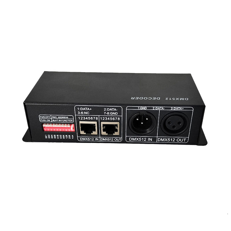 Synchronous Control DMX Decoder RF Remote Control 110V 220V RGB LED Strip Synchronous Control DMX Decoder RF Remote Control 110V 220V RGB LED Strip